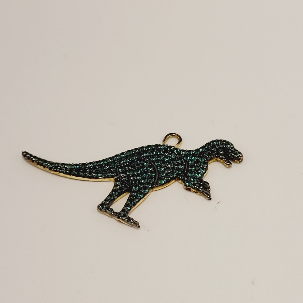 Madison Hayes - Dino Pave Pendan Gold and Green New